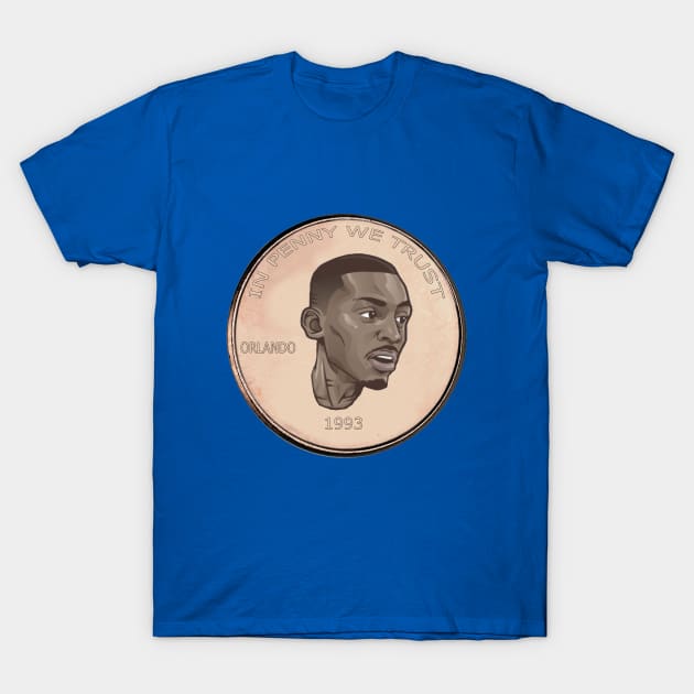 OG Ballers - Penny Hardaway - IN PENNY WE TRUST T-Shirt by OG Ballers